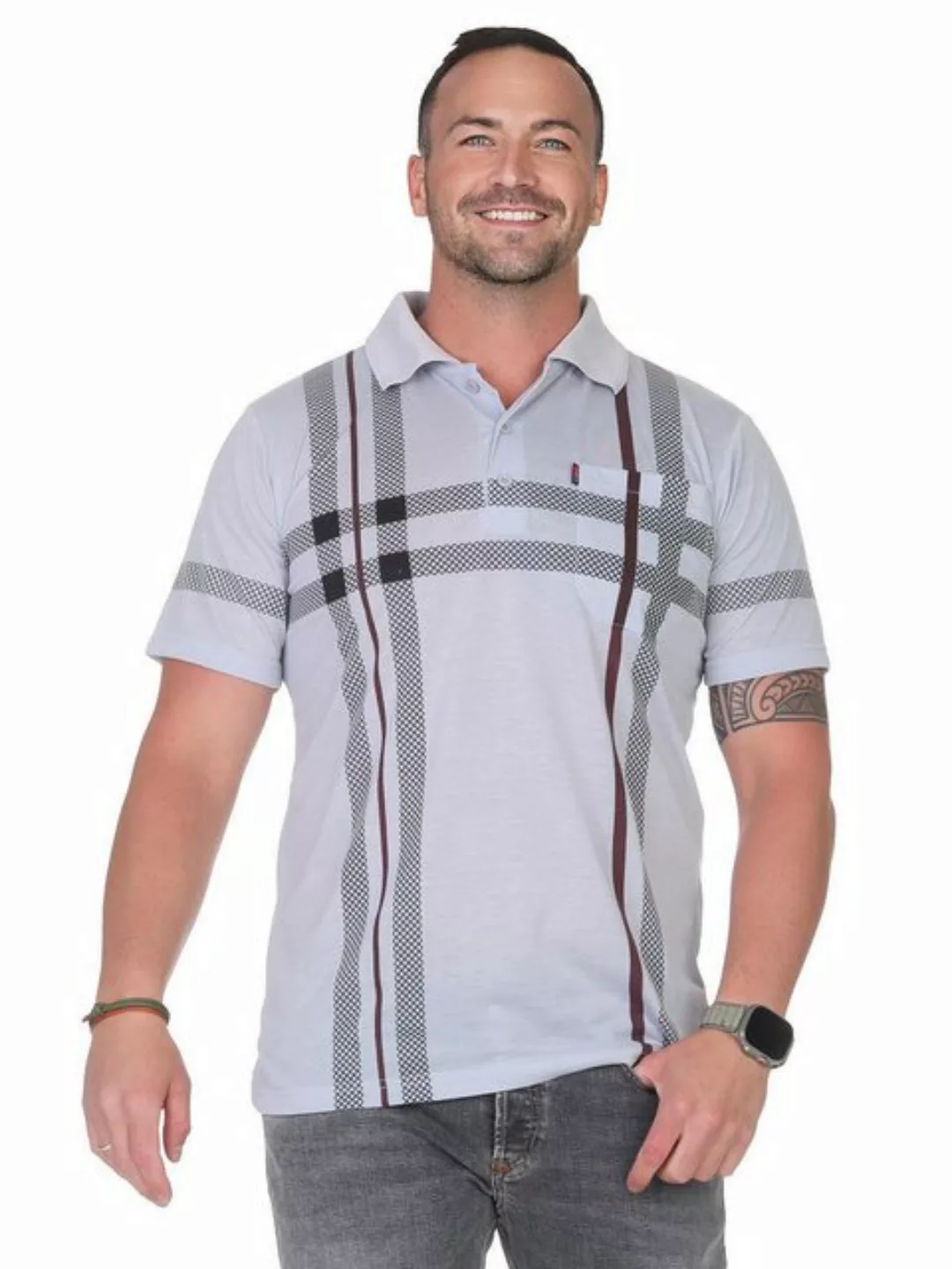 EloModa Poloshirt Herren Poloshirt Sommer Polo-Hemd Kurzarm, Gr. M L XL 2XL günstig online kaufen