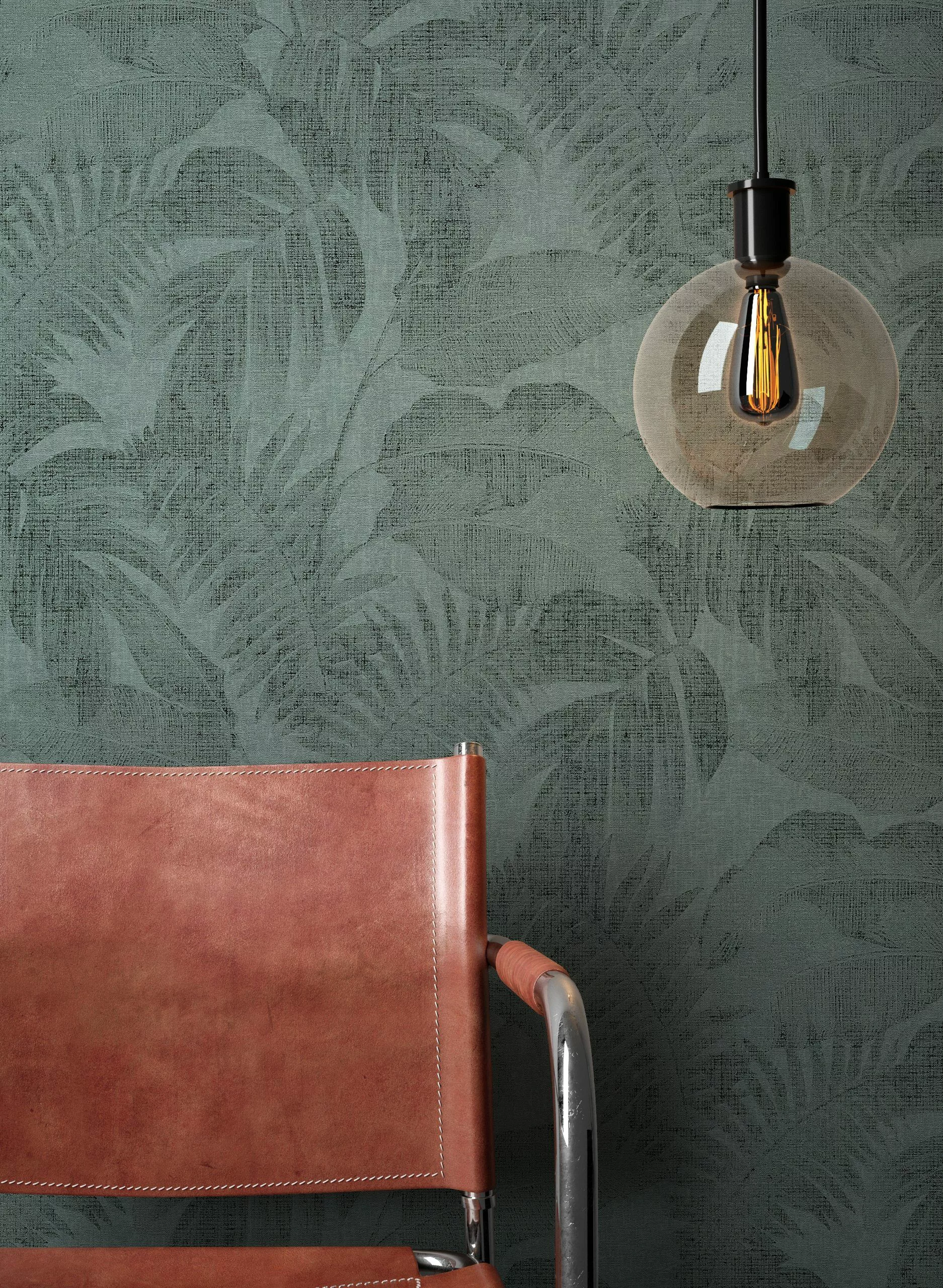 Newroom Vliestapete, Grün Tapete Dschungel Floral günstig online kaufen