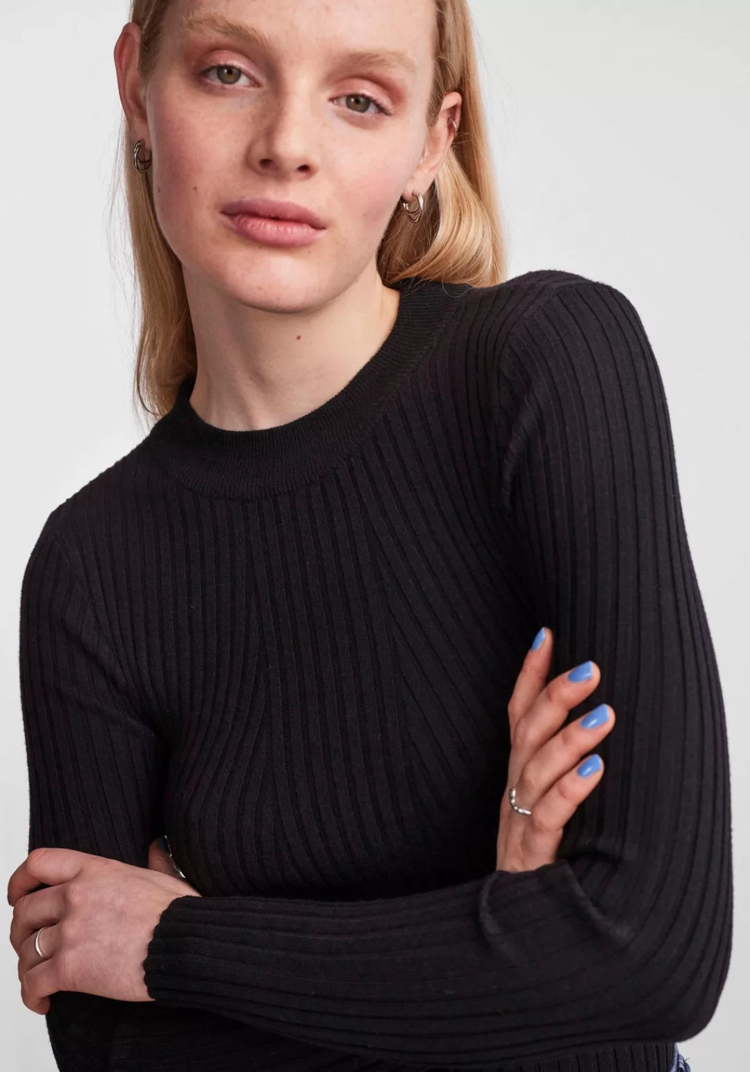 PIECES Gestrickt Pullover Damen Coloured günstig online kaufen