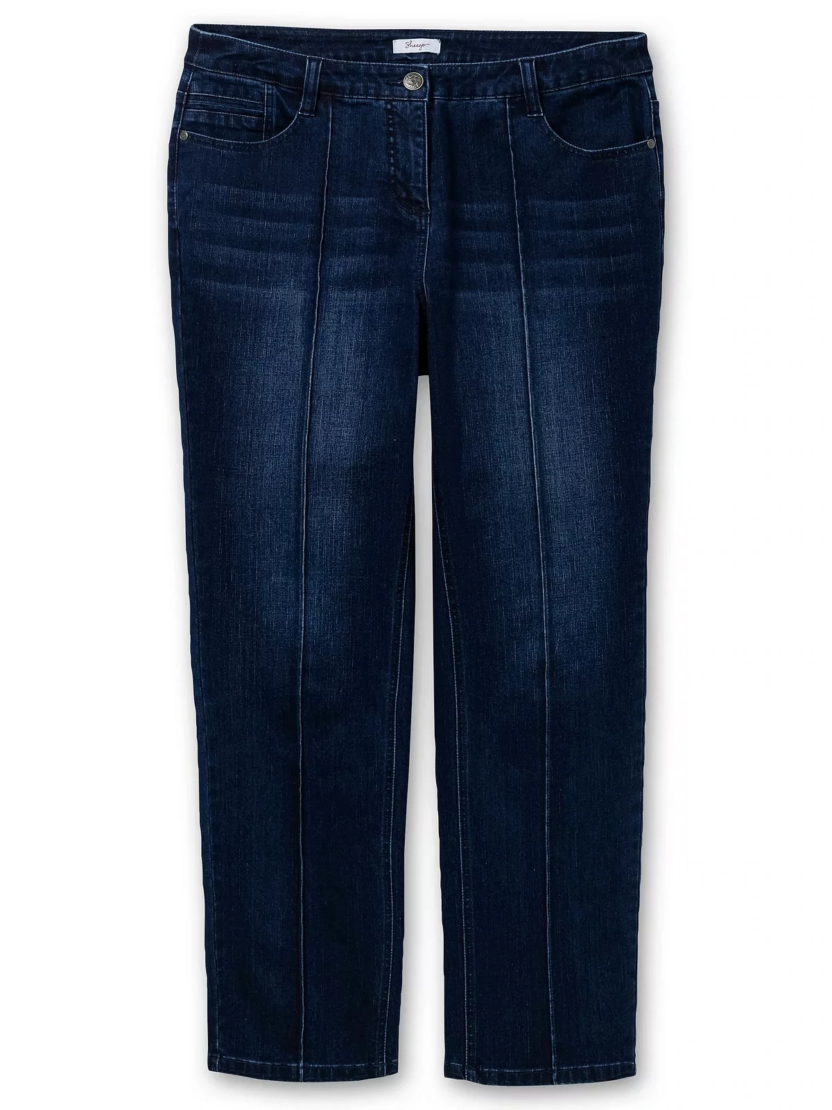 Sheego Stretch-Jeans Große Größen mit Biesen günstig online kaufen