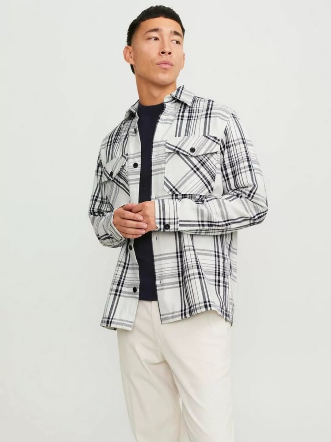 Jack & Jones Langarmhemd JPRCCROY SPRING CHECK OVERSHIRT L/S SN günstig online kaufen