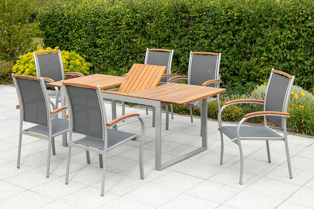 Merxx Gartenmöbel Siena 7-teilig mit Akazienholz günstig online kaufen