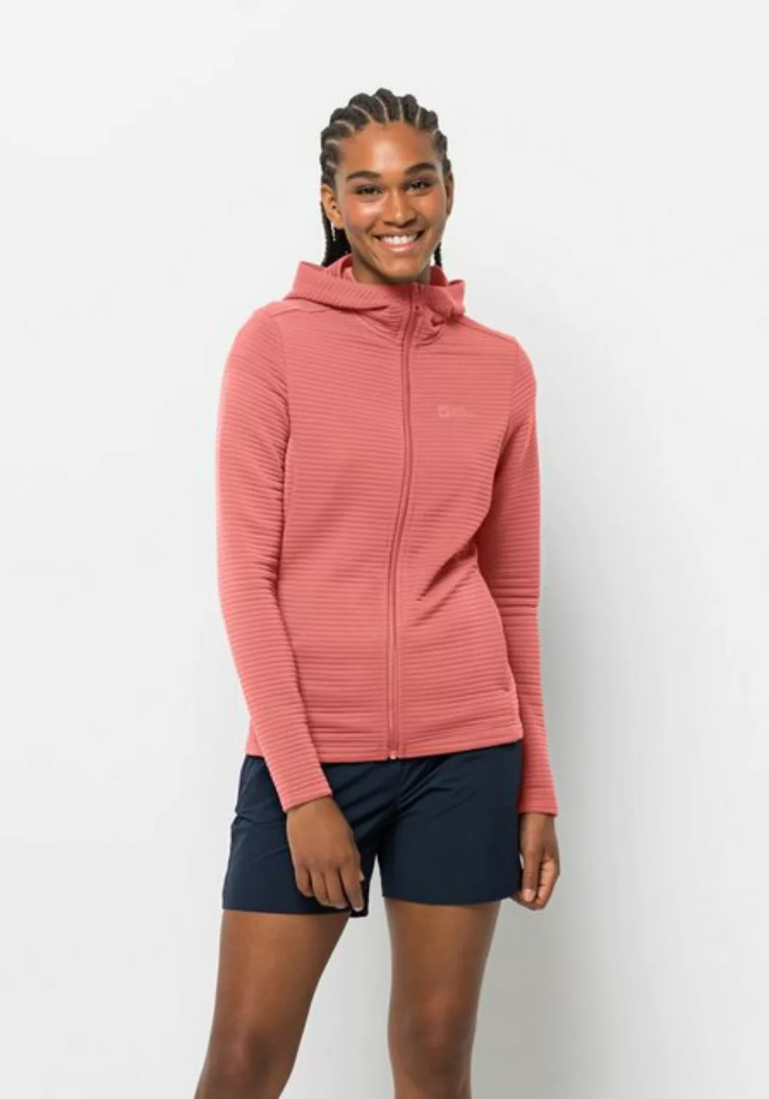 Jack Wolfskin Kapuzenfleecejacke "MODESTO HOODED JKT WOMEN", mit Kapuze günstig online kaufen