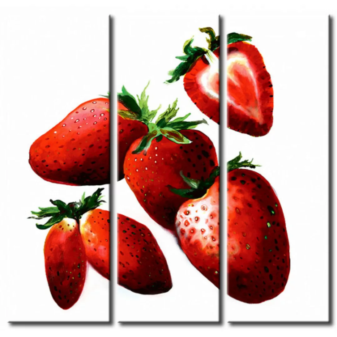 Leinwandbild Erdbeeren  XXL günstig online kaufen