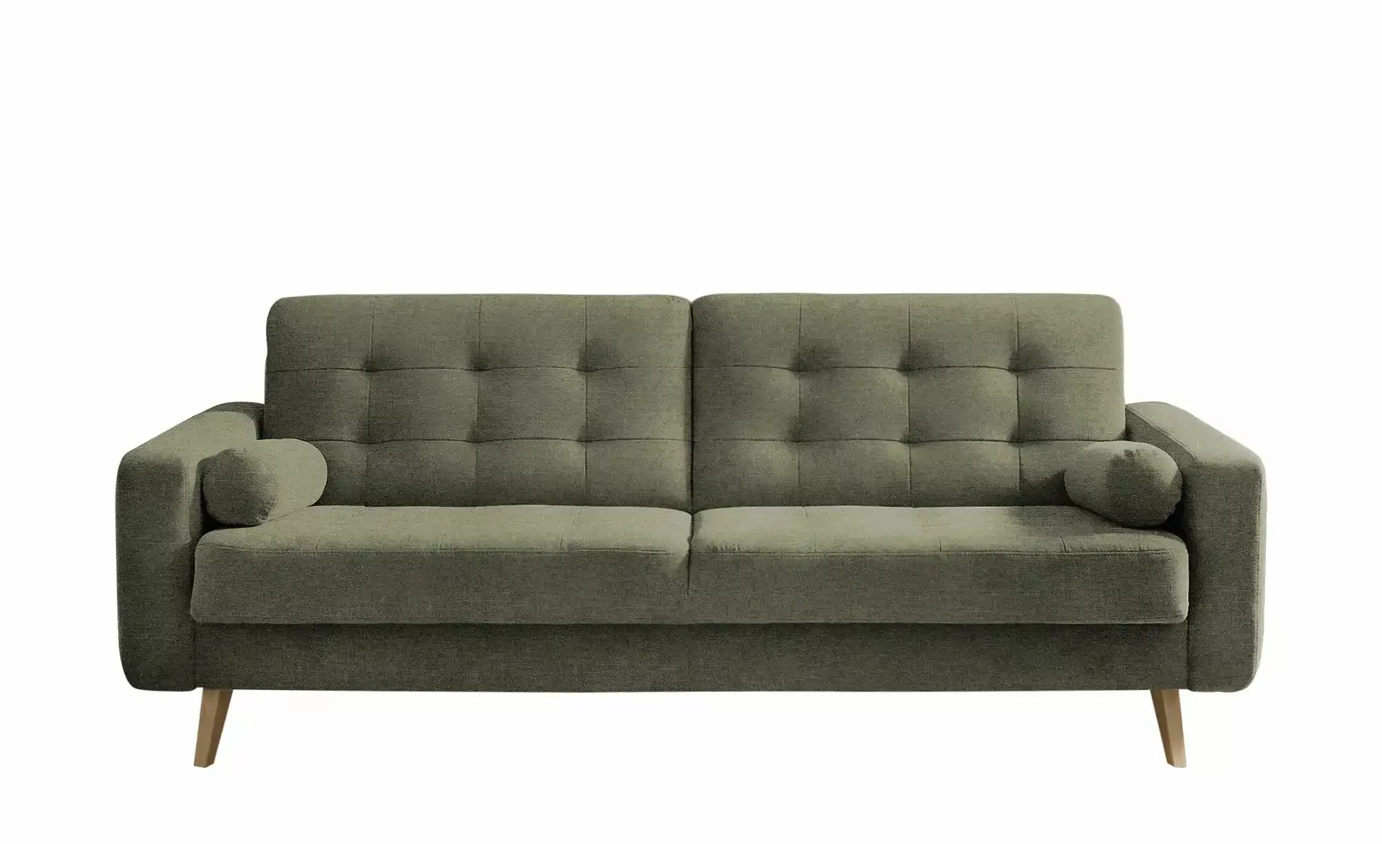 Schlafsofa mit Bettkasten Fjord ¦ grün ¦ Maße (cm): B: 226 H: 88 T: 90.0 Po günstig online kaufen