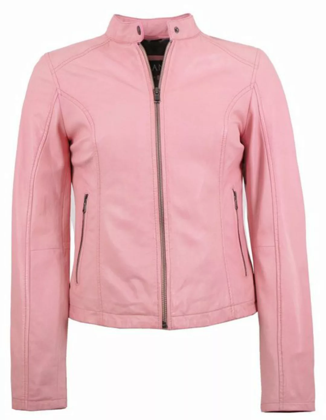 Jilani Lederjacke Rooney Echtleder Damen Lederjacke Lammnappa rose günstig online kaufen