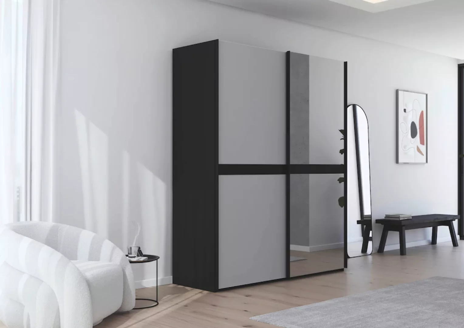 rauch Schwebetürenschrank "Kleiderschrank Schrank Garderobe Schlafzimmersch günstig online kaufen