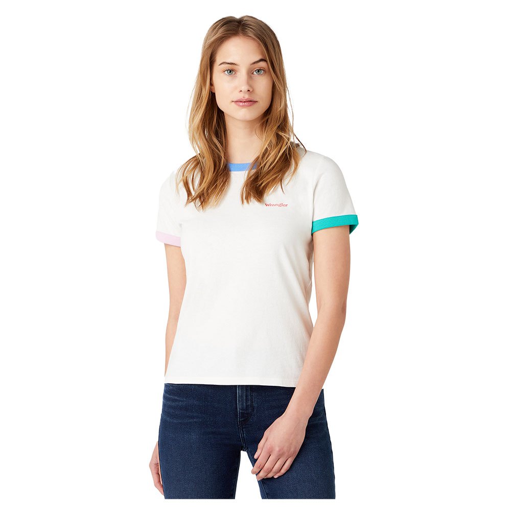 Wrangler Ringer Kurzärmeliges T-shirt XS Marina Blue günstig online kaufen