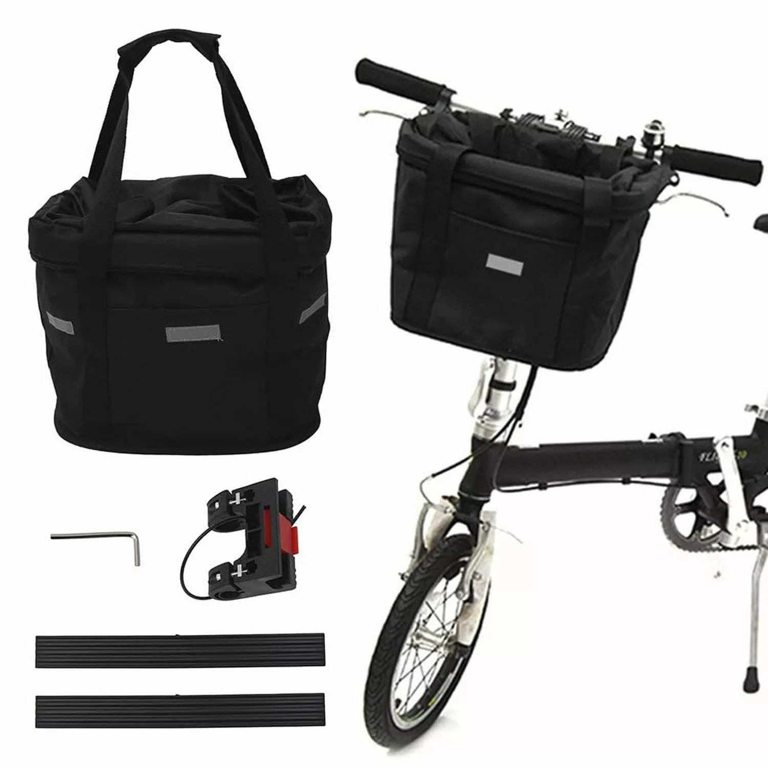 MODFU Fahrradkorb Faltbar Lenkerkorb Einkaufskorb Wasserdicht günstig online kaufen