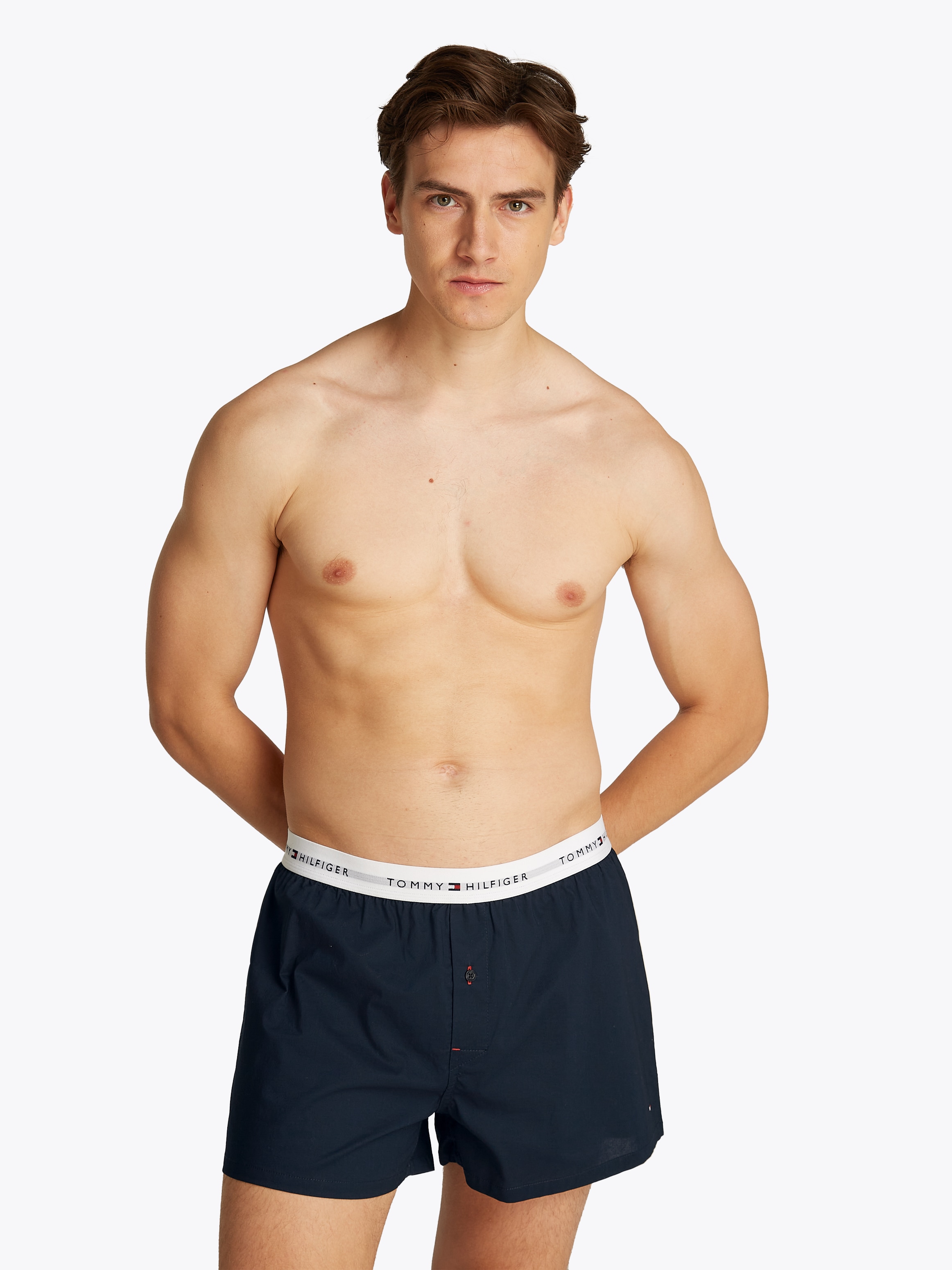 Tommy Hilfiger Underwear Webboxer "2P WOVEN BOXER", (Packung, 2 St., 2er), günstig online kaufen