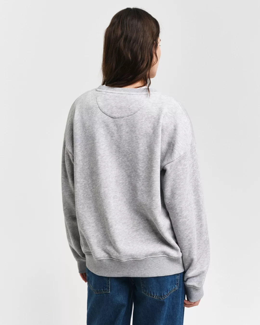 Gant Sweatshirt SHIELD C-NECK SWEAT, EVENING BLUE günstig online kaufen