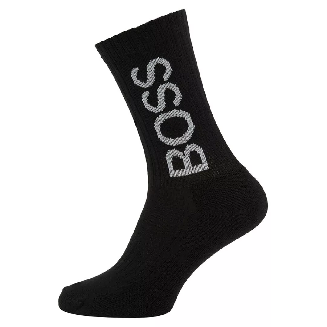 Boss Qs Bold Logo Socken EU 43-46 Black günstig online kaufen