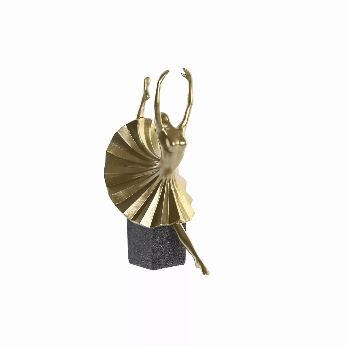 Deko-figur Dkd Home Decor Schwarz Golden Harz Moderne (20 X 16 X 33,5 Cm) günstig online kaufen