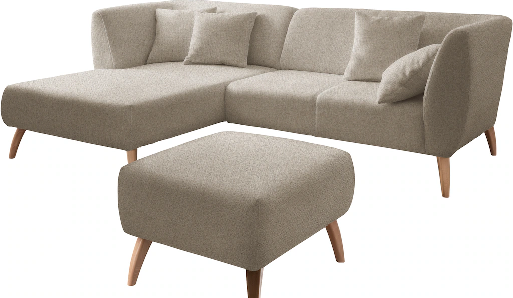 INOSIGN Ecksofa »Colori Polstermöbel mit zeitlos eleganter Rückenführung. L günstig online kaufen