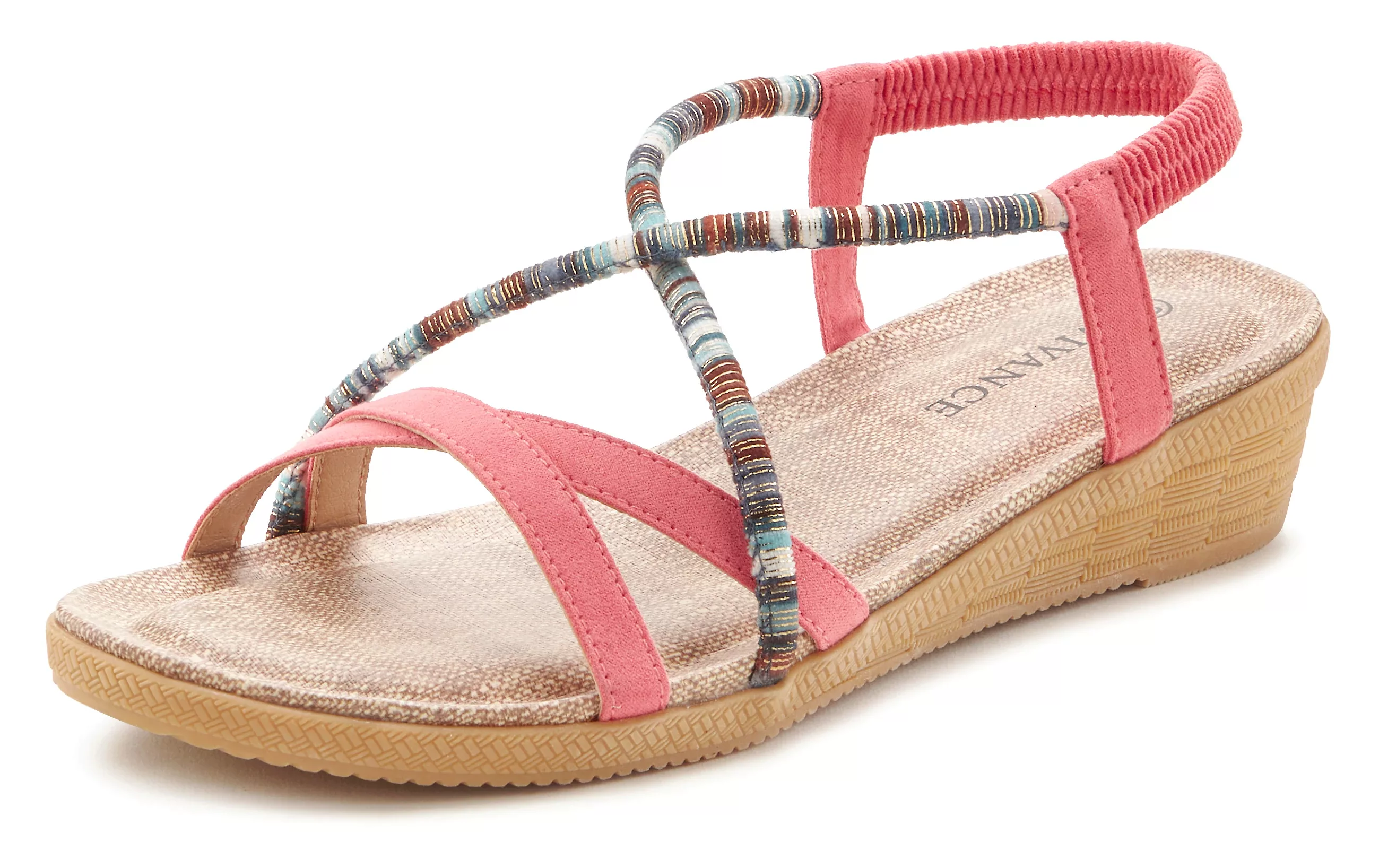 Vivance Sandale "Sommerschuh", mit dezenten Schmuckelementen, Sandalette, S günstig online kaufen