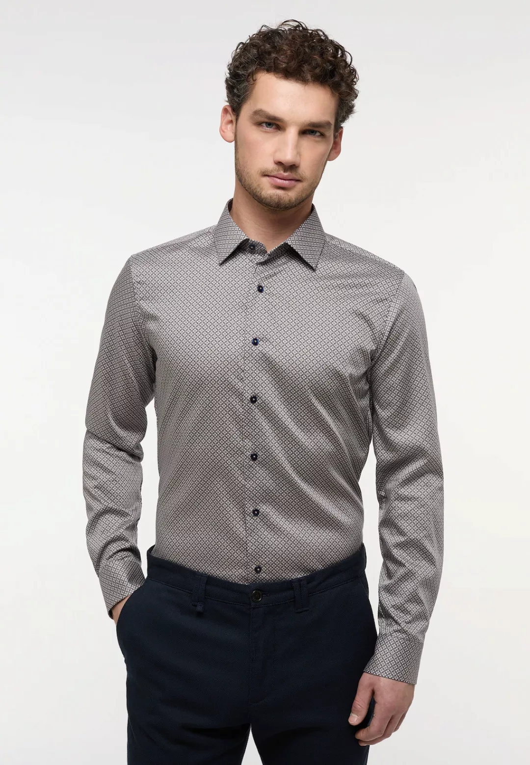 Eterna Langarmhemd SLIM FIT günstig online kaufen