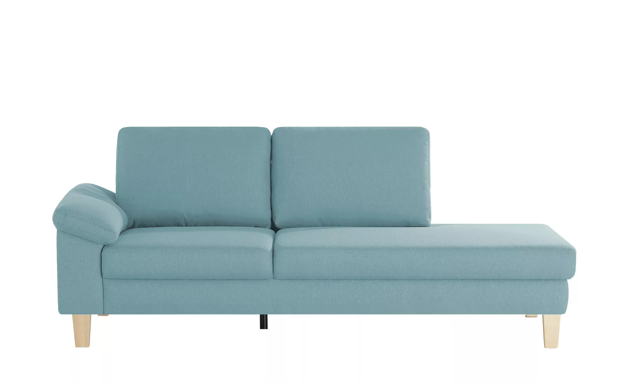 Recamiere  Bena - blau - 218 cm - 86 cm - 97 cm - Polstermöbel > Sofas > Ei günstig online kaufen