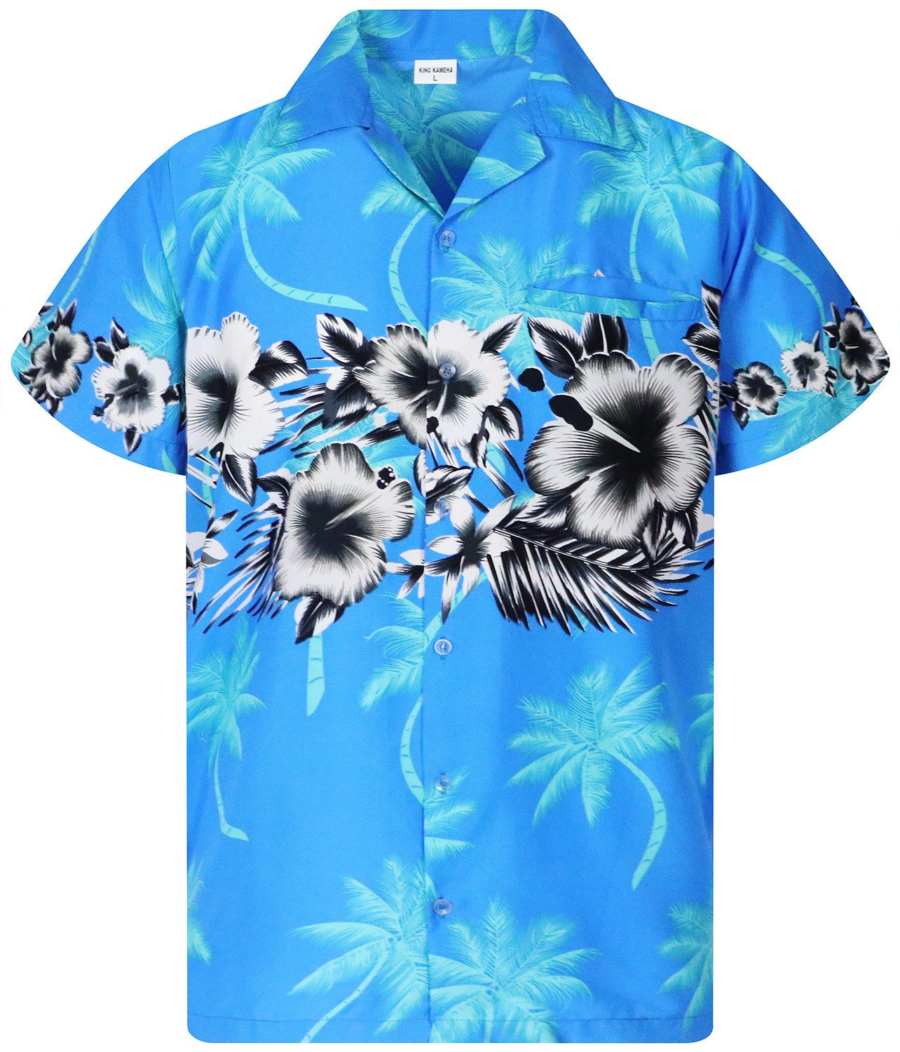King Kameha Hawaiihemd Flower Chest Funky günstig online kaufen