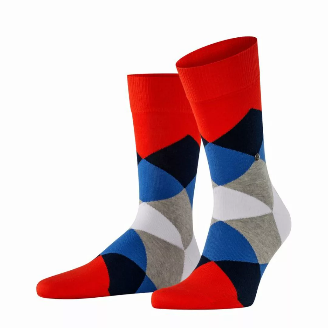 Burlington Herren Socken, CLYDE - Rautenmuster, Labeling Clip, One Size, 40 günstig online kaufen