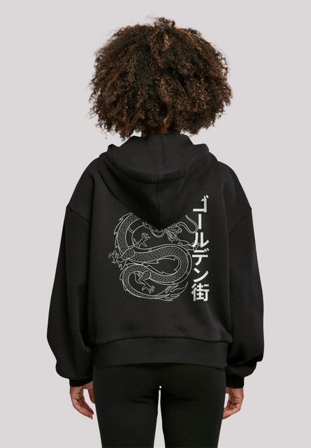 F4NT4STIC Kapuzenpullover Drache Golden Gai Print günstig online kaufen