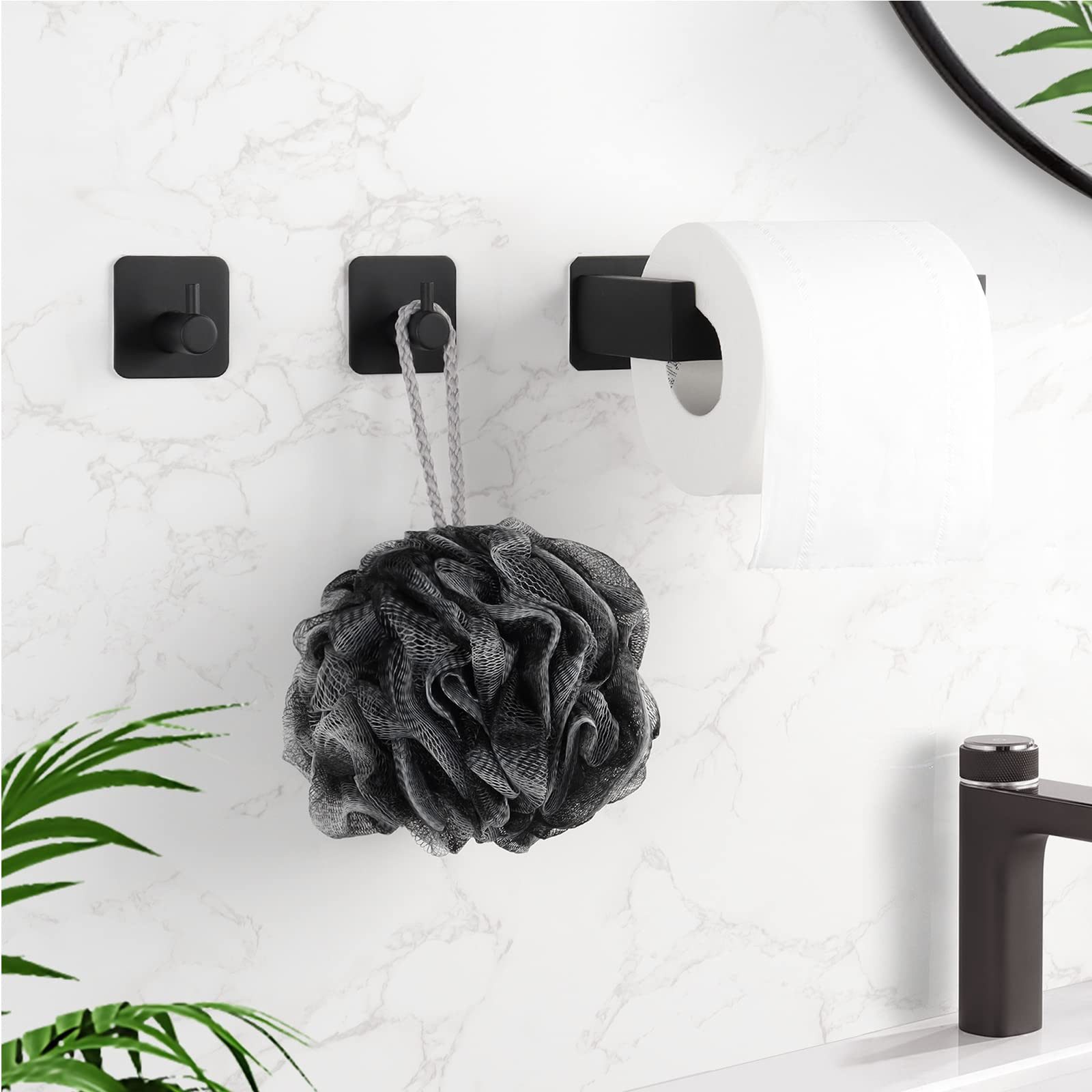 BlingBin Toilettenpapierhalter Ohne Bohren mit 2 günstig online kaufen