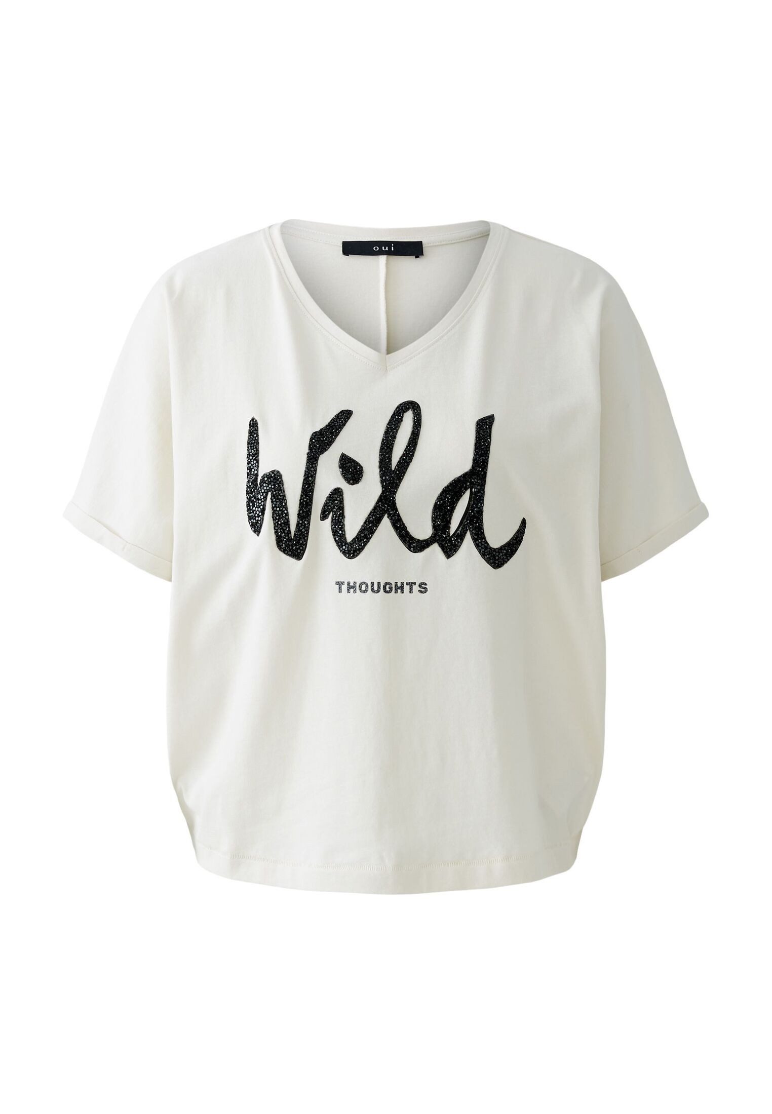 Oui T-Shirt T-Shirt 100% Biobaumwolle günstig online kaufen