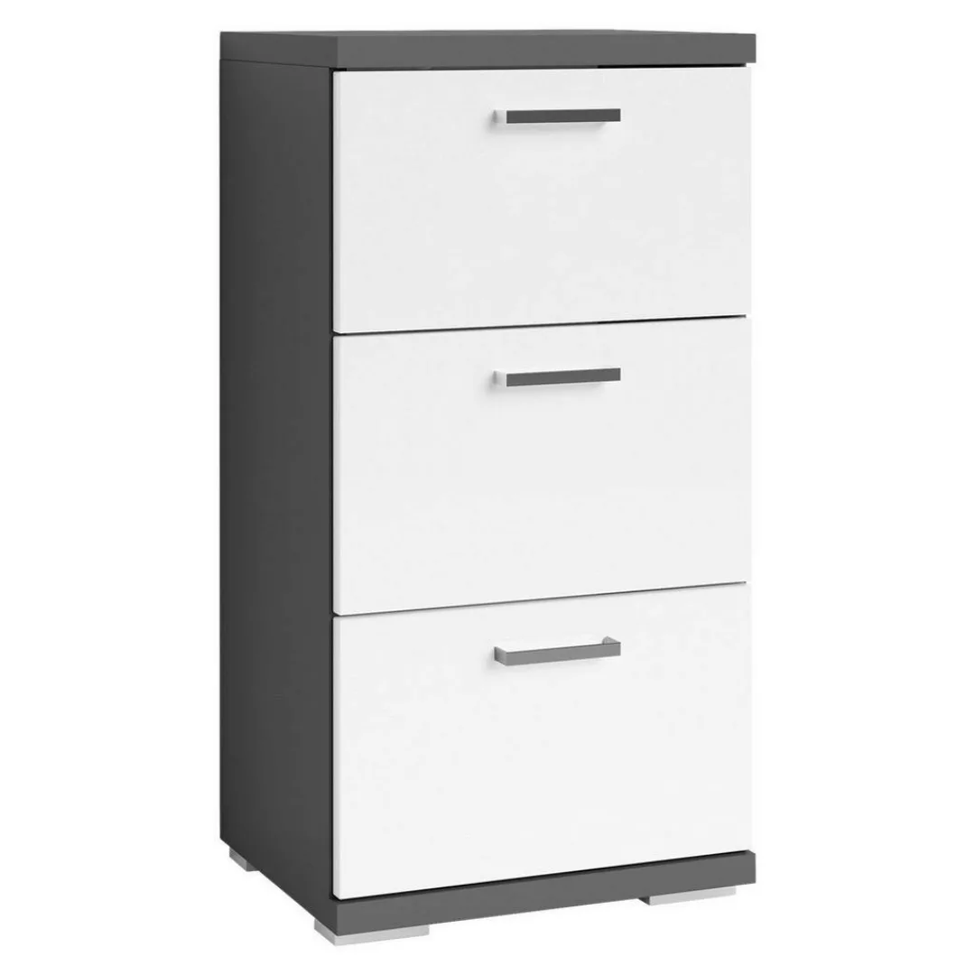 byLIVING Badkommode "Nebraska", Breite 35 cm, Badezimmerschrank mit Metallg günstig online kaufen