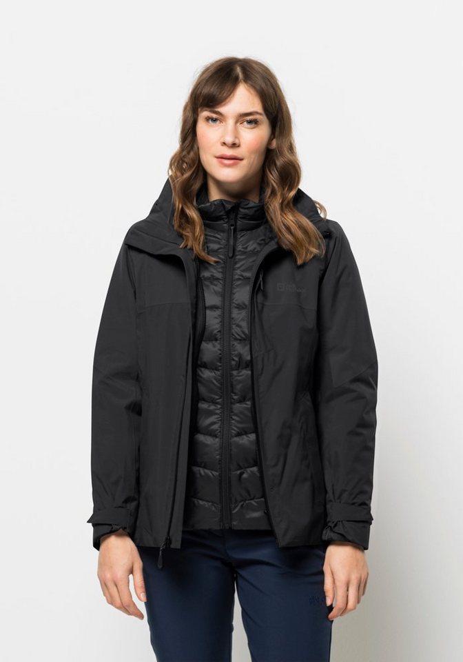 Jack Wolfskin 3-in-1-Funktionsjacke "FELDBERG 3IN1 JKT W", (2 teilig), mit günstig online kaufen