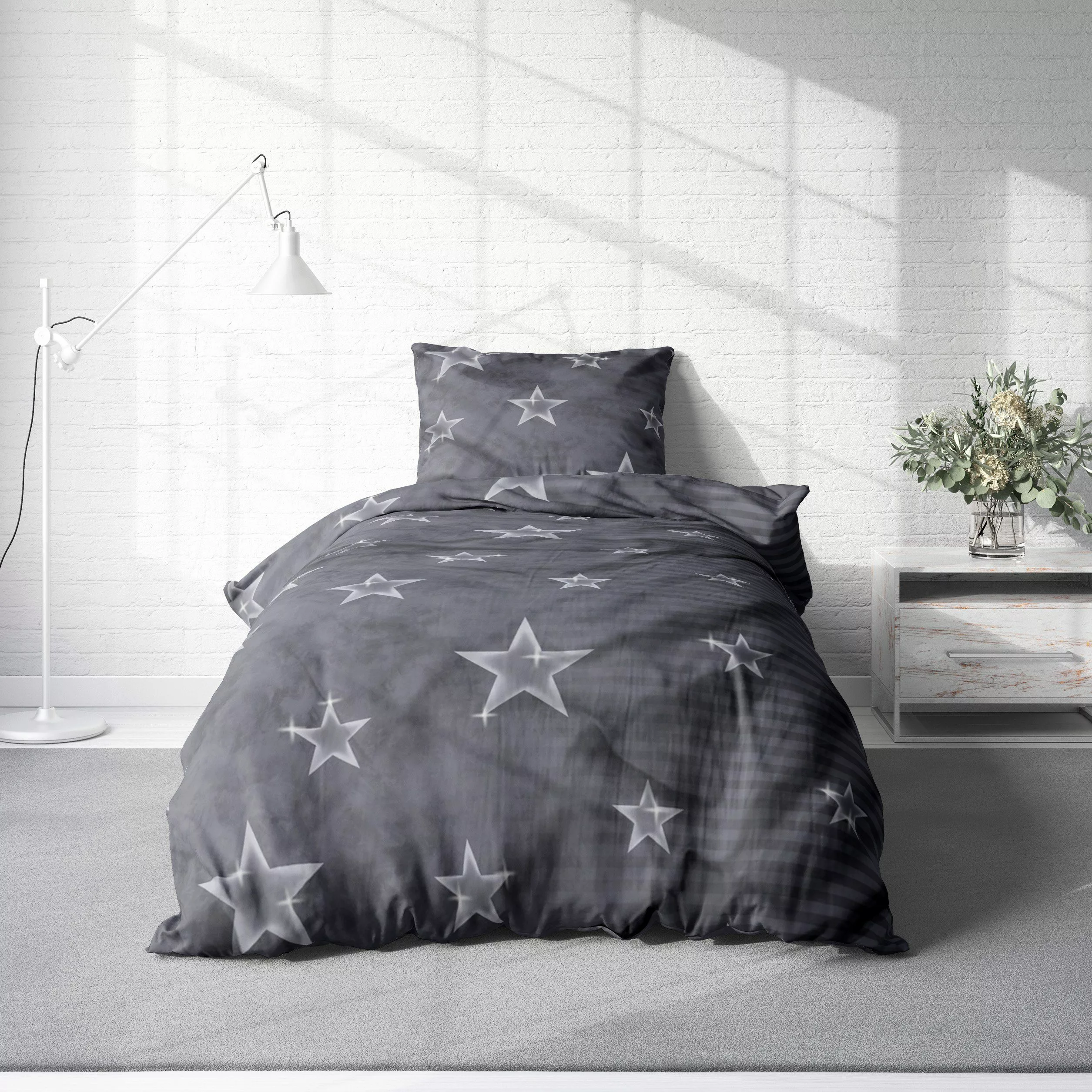 One Home Bettwäsche Galaxy, Mikrofaser, 2 günstig online kaufen