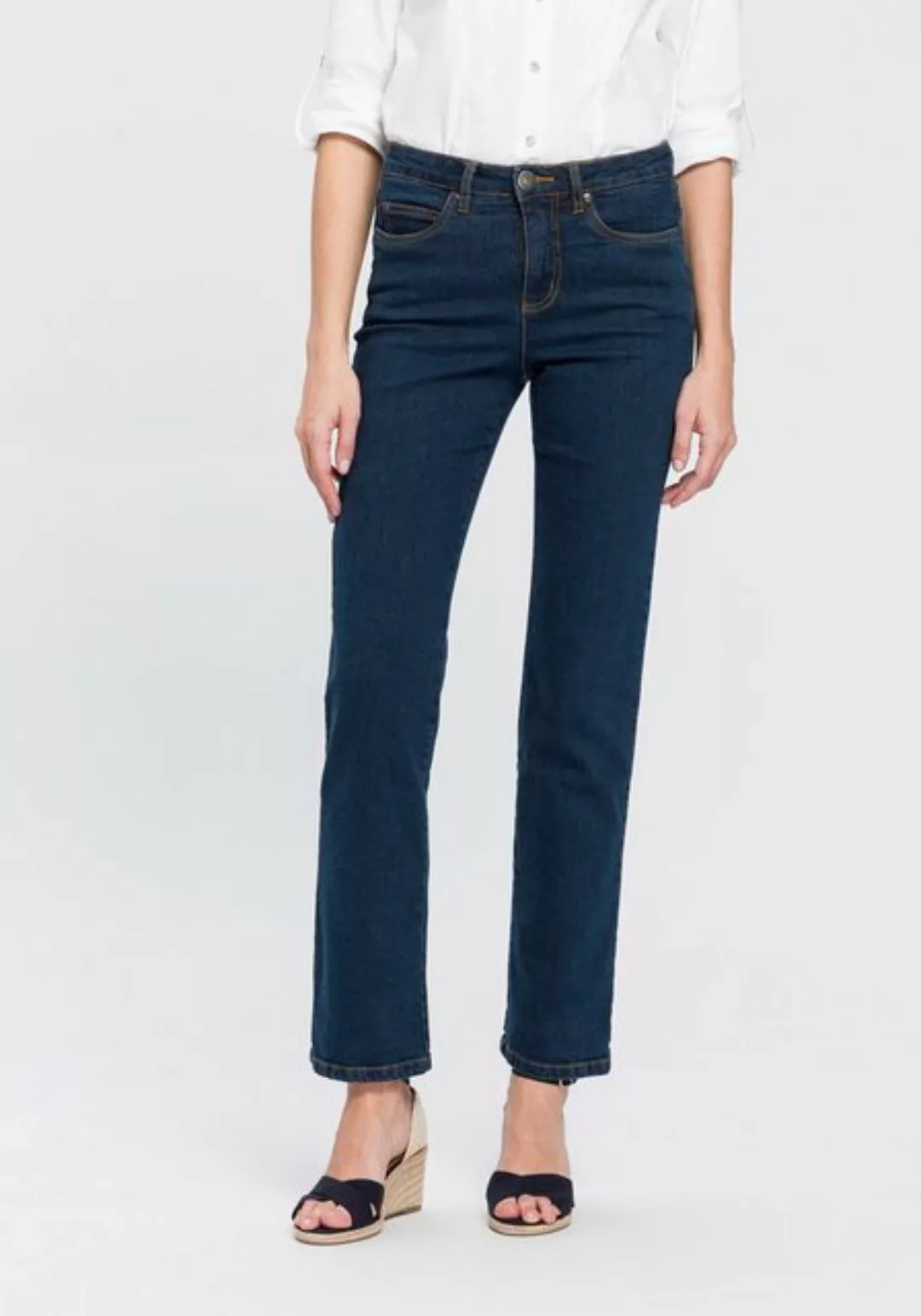 Arizona Gerade Jeans Comfort-Fit High Waist günstig online kaufen