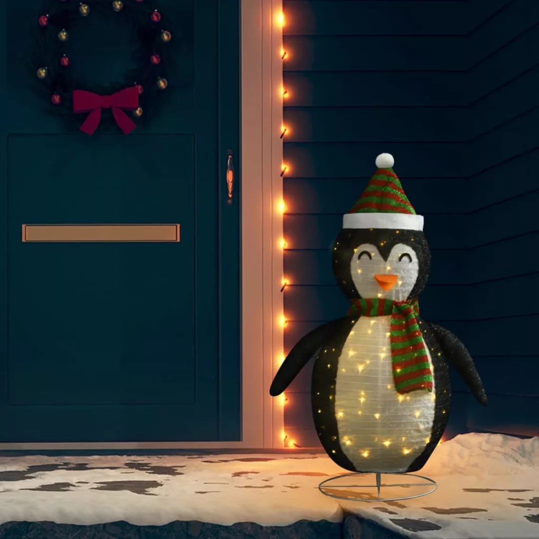 Pinguin-figur Weihnachtsdekoration Led Luxus Stoff 120 Cm günstig online kaufen