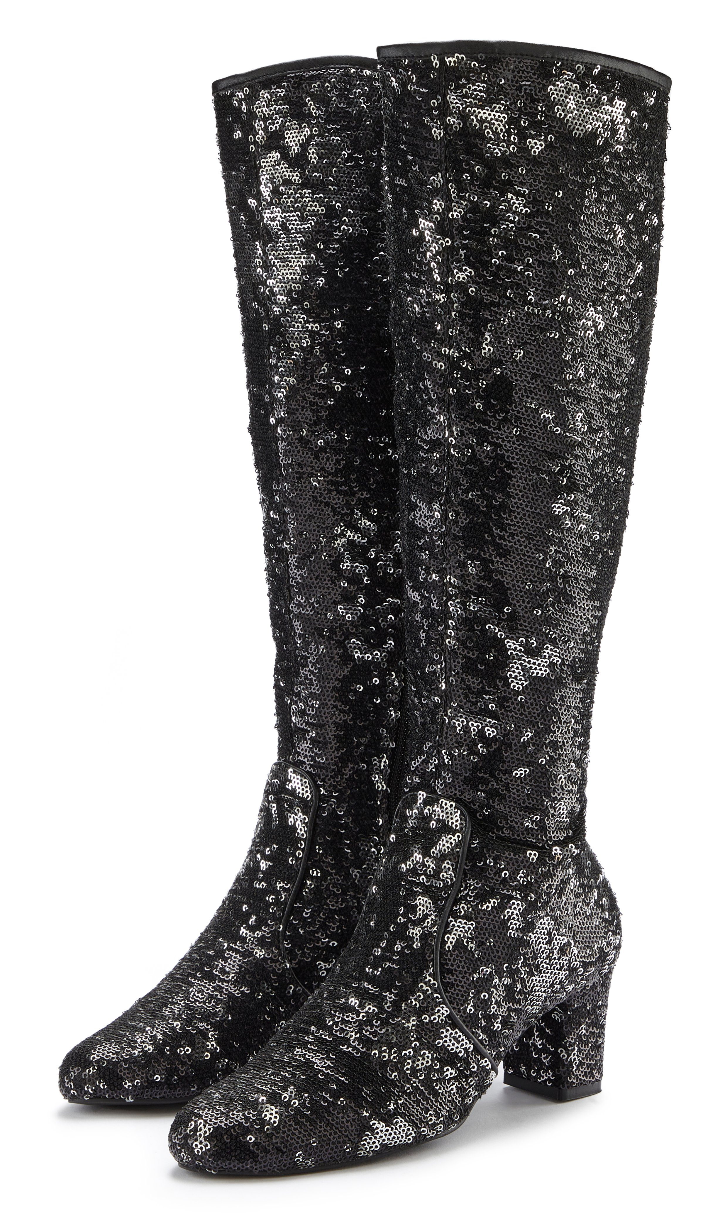 LASCANA Belle Affaire Paillettenverzierter Langschaftstiefel Stiefel günstig online kaufen