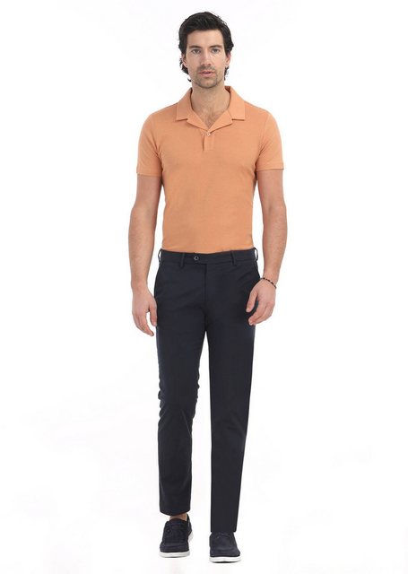 RAMSEY Chinohose Gewebte Slim-Fit-Freizeithose günstig online kaufen