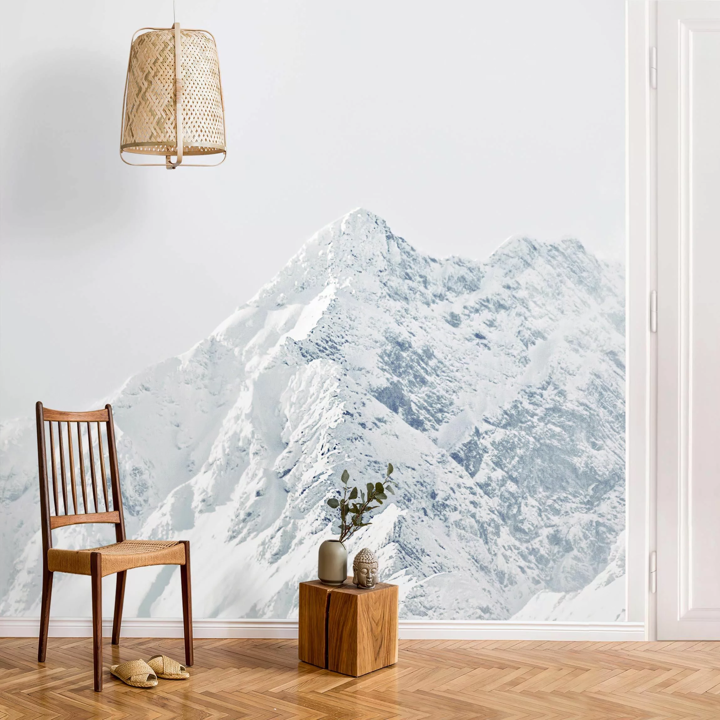 Fototapete Weiße Berge günstig online kaufen