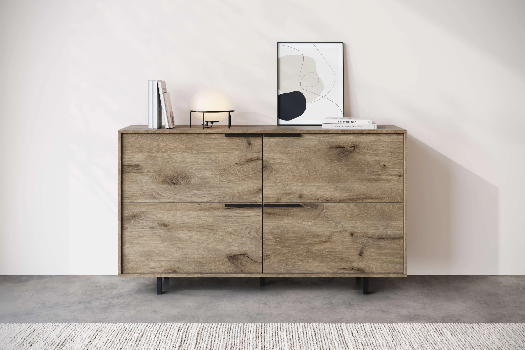 INOSIGN Sideboard "Dinant", Kommode, mit 4 Klappen, Breite 150 cm günstig online kaufen