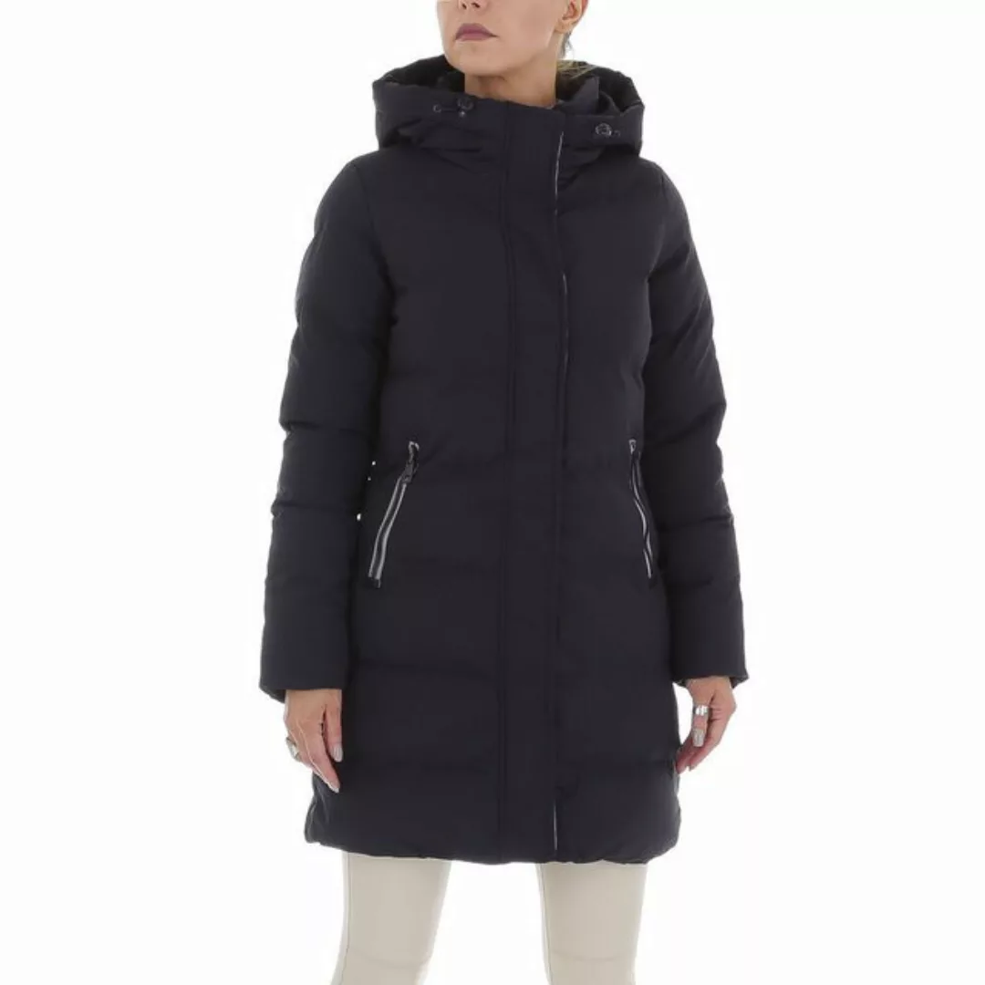 Ital-Design Steppjacke Damen Freizeit (87256529) Kapuze Gefüttert Mantel in günstig online kaufen