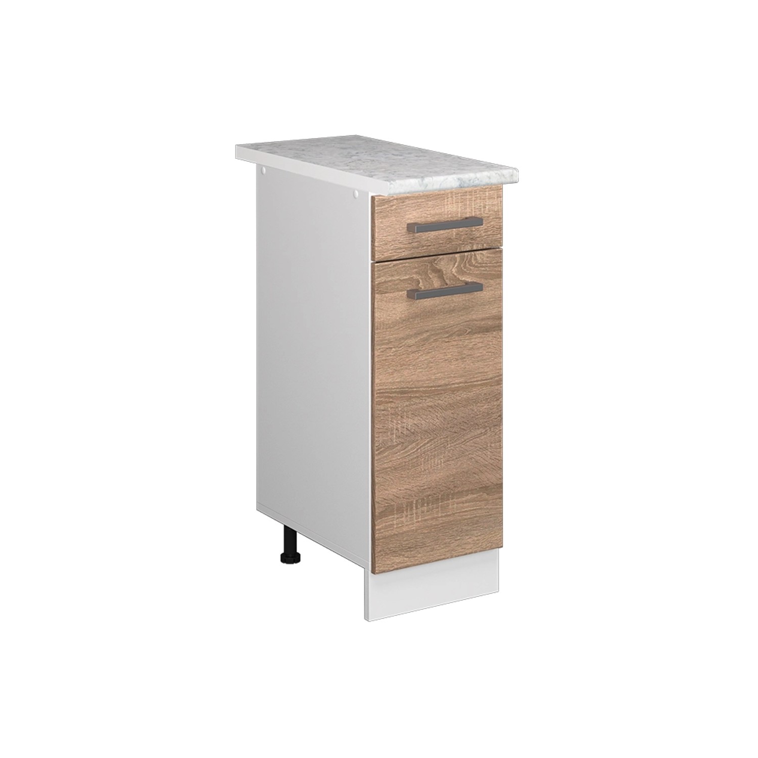 Vicco Unterschrank R-Line, Sonoma/Weiß, 30 cm, günstig online kaufen