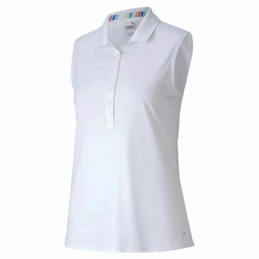 PUMA Poloshirt Puma Golf Polo Gamer Sleeveless Weiß Damen XL günstig online kaufen