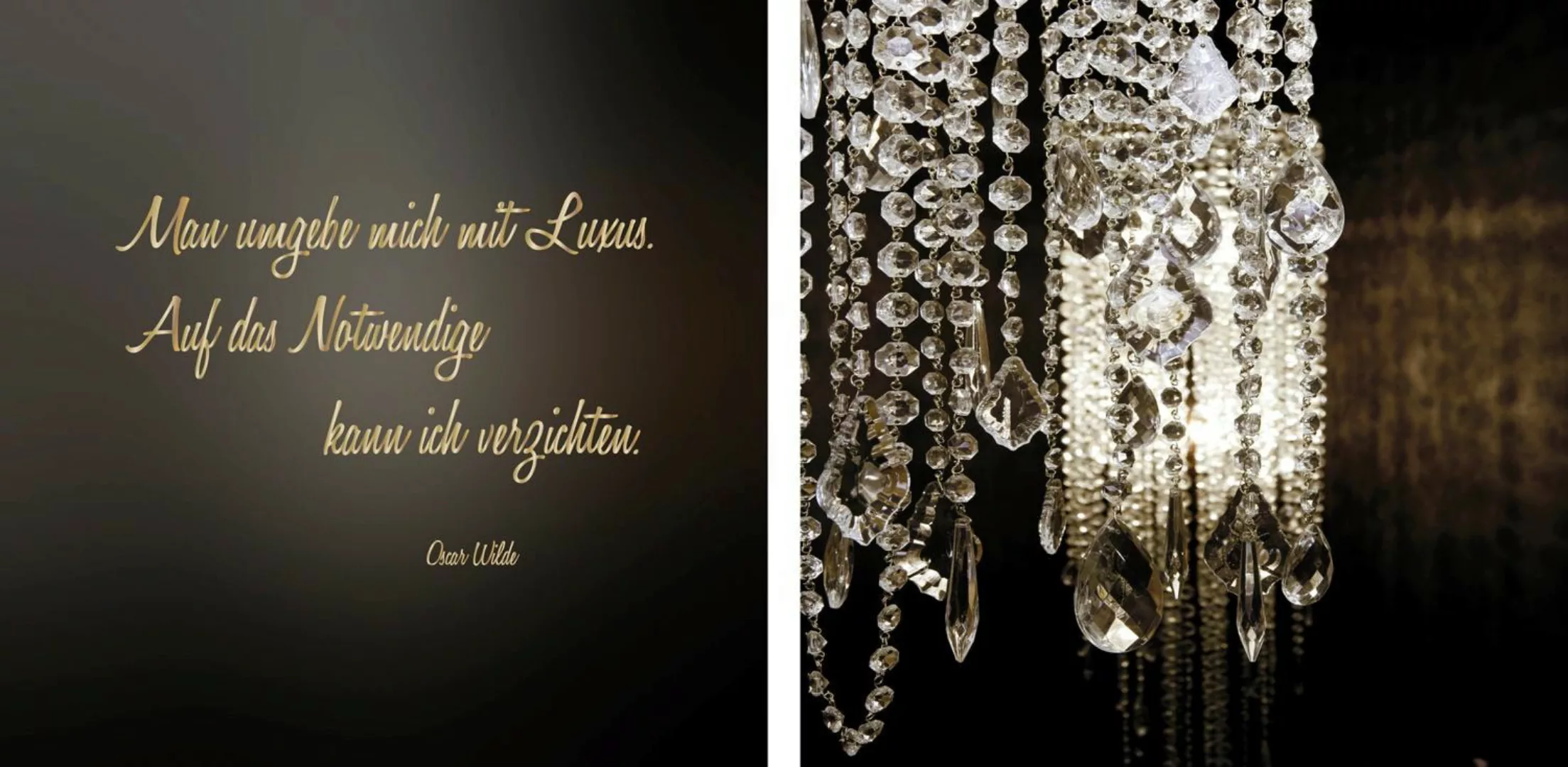 queence Leinwandbild »Luxus«, (Set) günstig online kaufen