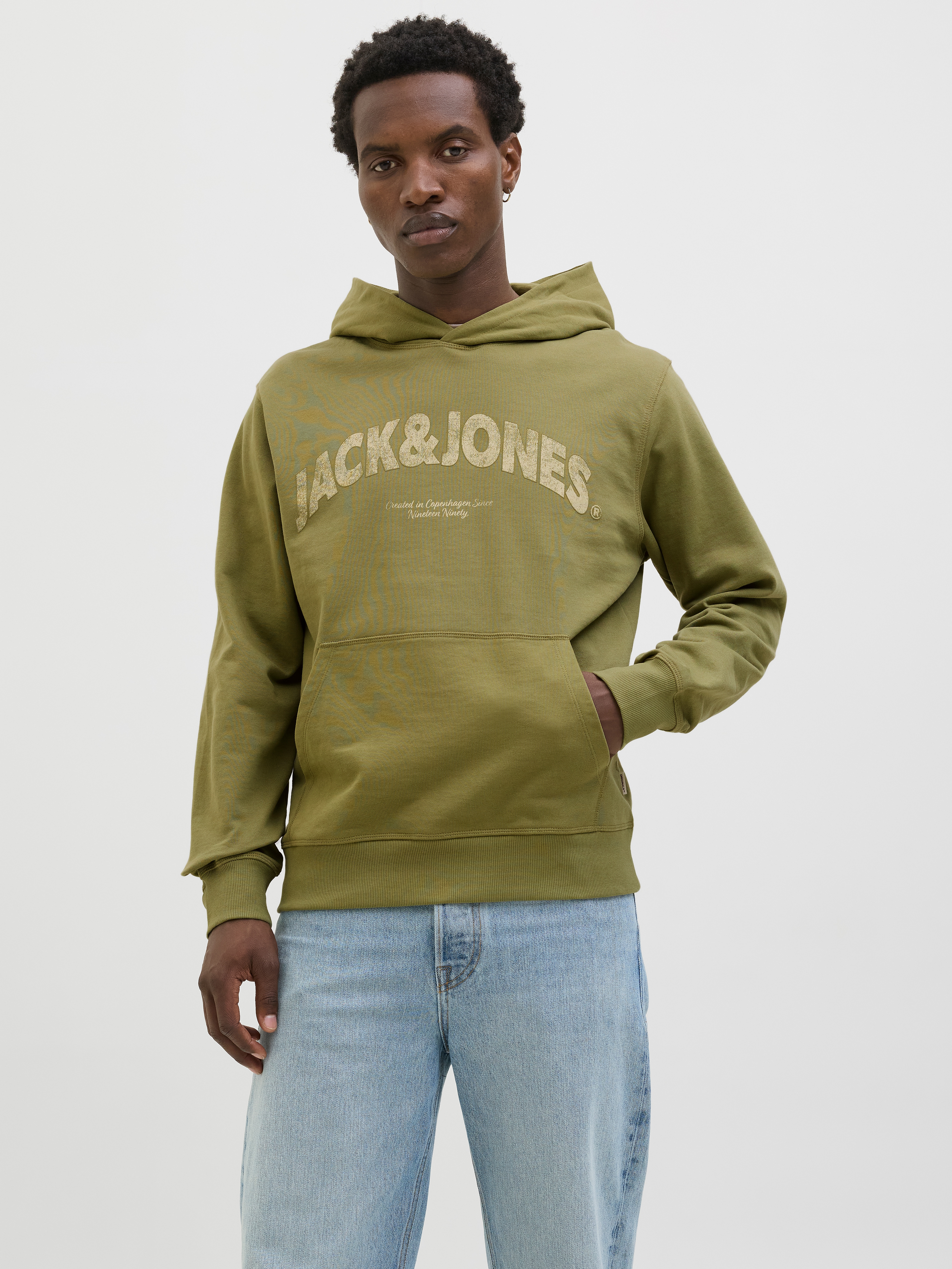 Jack & Jones Kapuzensweatshirt "JORALMERIA SWEAT HOOD", mit Logo Print günstig online kaufen