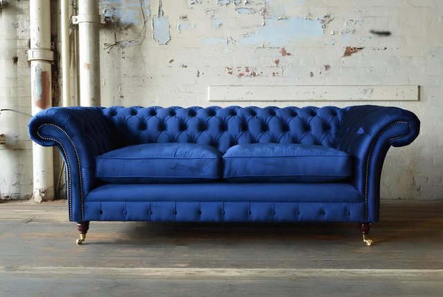 Xlmoebel Sofa Großes Sofa für 3 Personen Chesterfield Polsterung Sitzgarnit günstig online kaufen