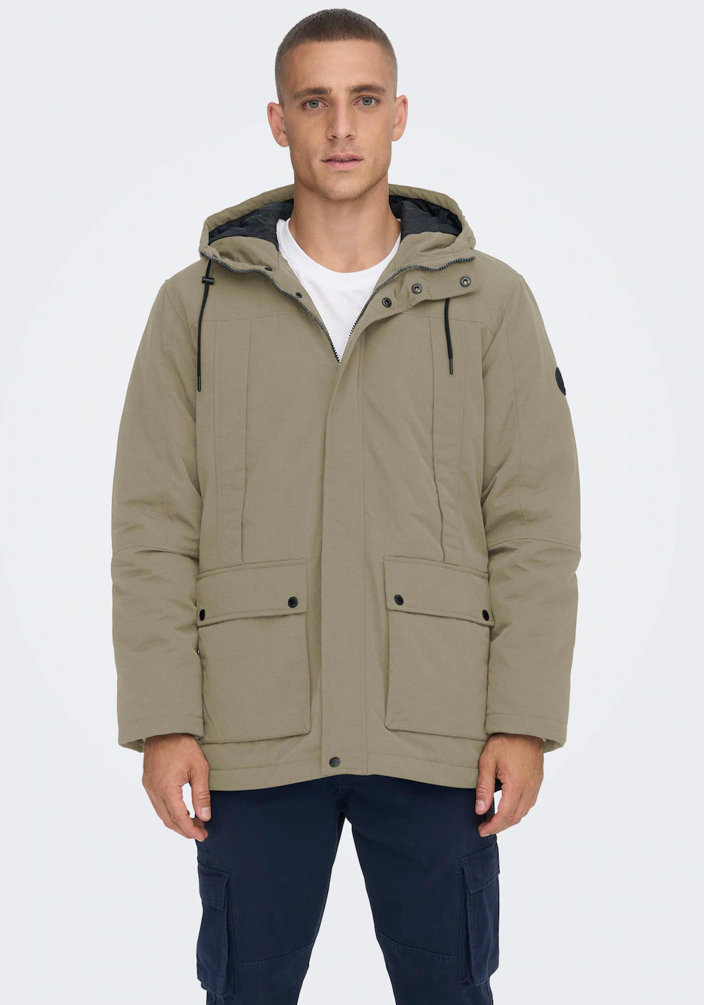 ONLY & SONS Langjacke "ONSJAYDEN PARKA NOOS OTW VD", mit Kapuze günstig online kaufen