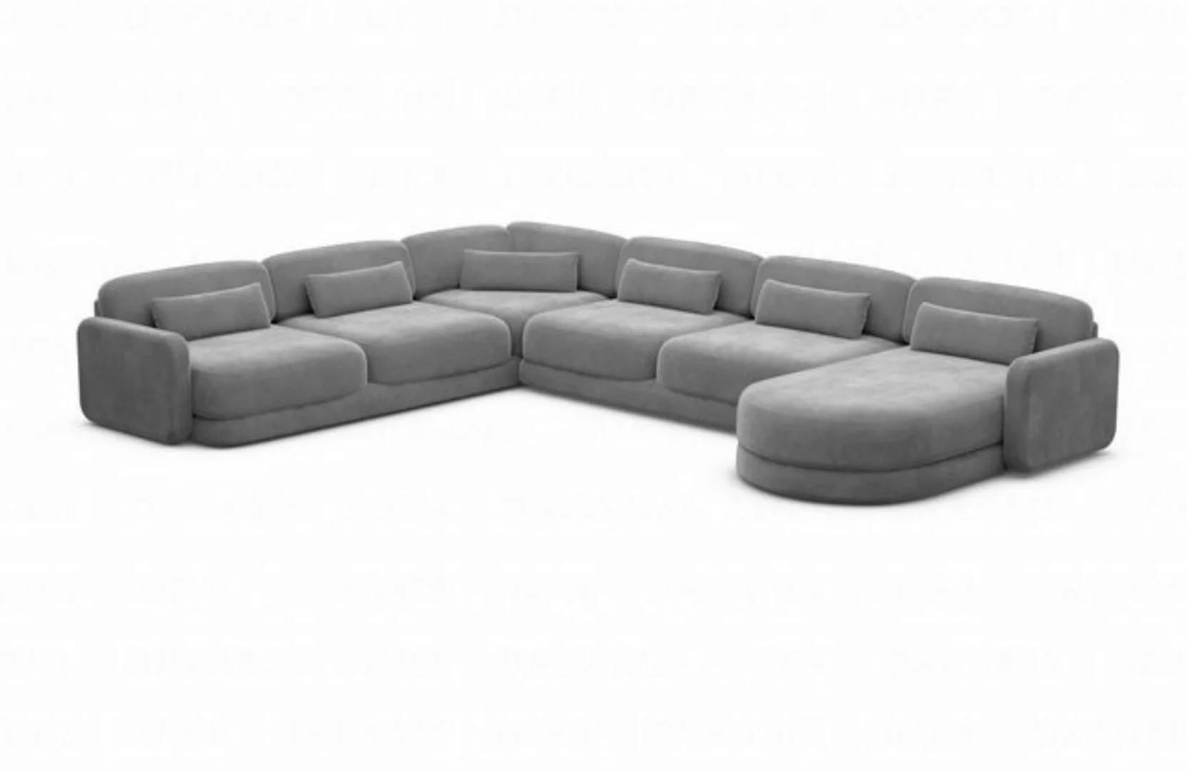 Sofa Dreams Wohnlandschaft Stoff Polstersofa Luxus Couch Stoffsofa Valencia günstig online kaufen