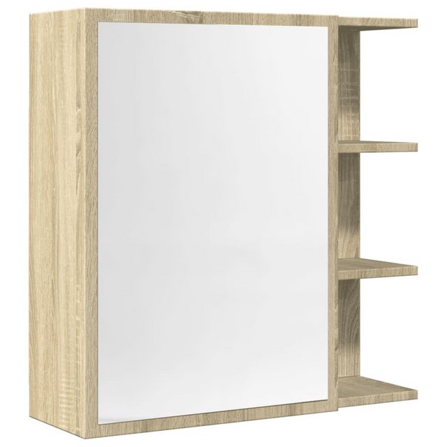 vidaXL Badezimmerspiegelschrank Bad-Spiegelschrank Sonoma-Eiche 62,5x20,5x6 günstig online kaufen