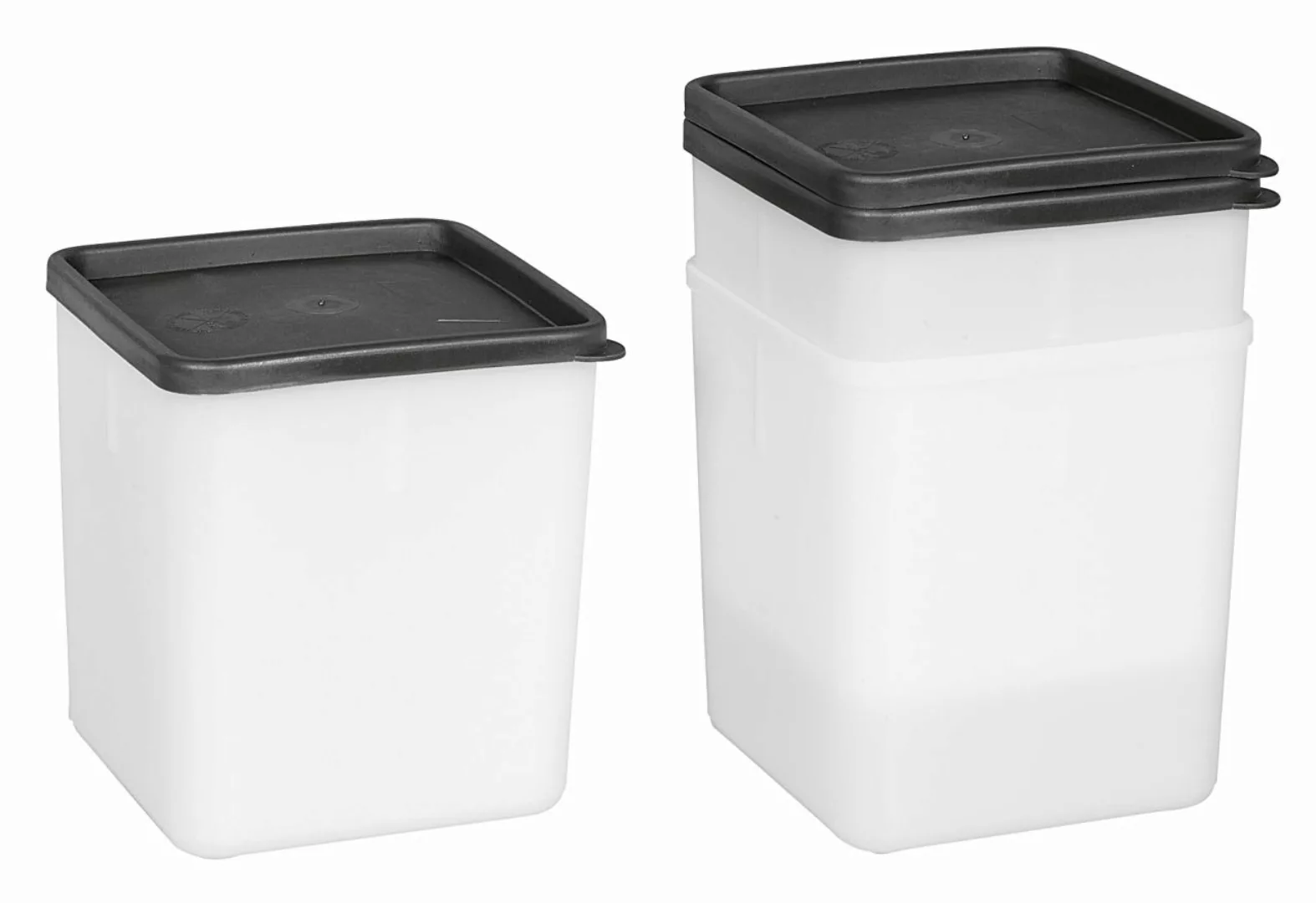 My Basics Gefrierdose Frischhaltedose Frischhaltebox 3 Stück 1250 ml quadra günstig online kaufen