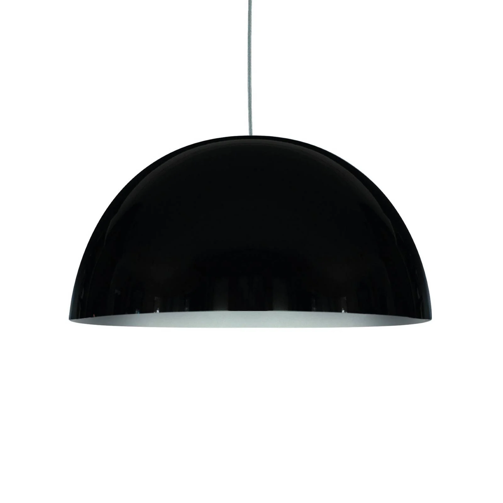 Oluce Hängeleuchte Sonora, schwarz, Kunststoff, E27 günstig online kaufen