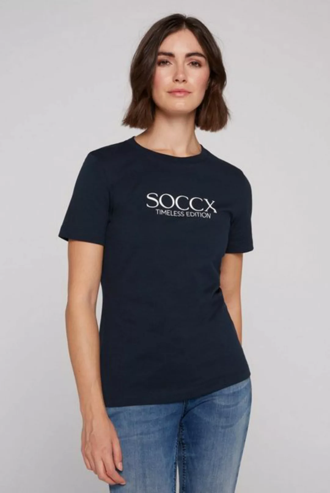 SOCCX Rundhalsshirt, aus Baumwolle günstig online kaufen