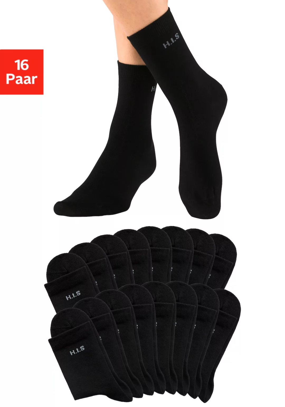 H.I.S Socken, (16 Paar) günstig online kaufen