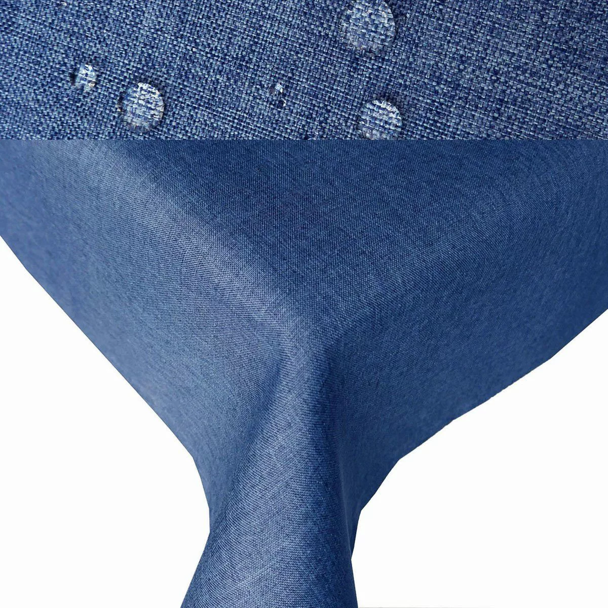 Tischdecke Leinenoptik ECKIG Tischdecke uni Gartentischdecke, günstig online kaufen