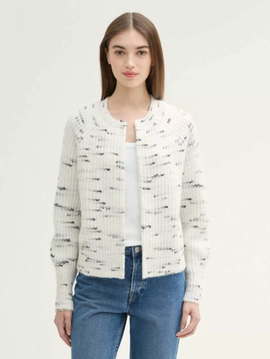 TOM TAILOR Denim Cardigan Offener Strick Cardigan günstig online kaufen